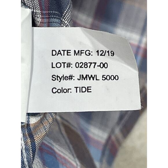 Johnnie-O Hangin' Out Men’s XL Button Up Shirt Long Sleeve Misc Plaid Cotton-EUC - Picture 12 of 13